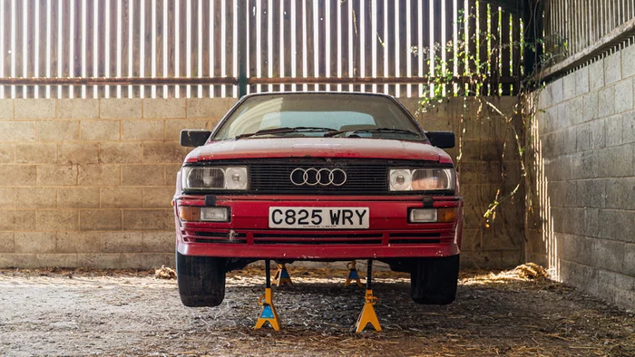 В продаже Audi quattro 1985 года, который 25 лет простоял в обычном сарае на ферме! Audi, Легенда, Находка, Сарай, Авто, История, Длиннопост