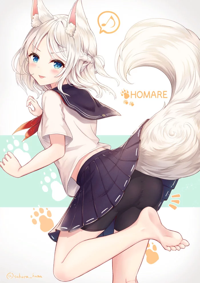 Blep - Animal ears, Anime art, Original character, Anime, Blep