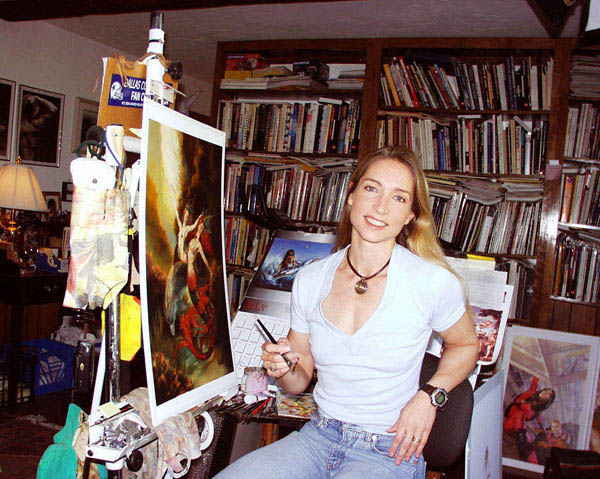 Julie Bell. In my youth and now - Artist, Painting, The photo, Fantasy, Longpost