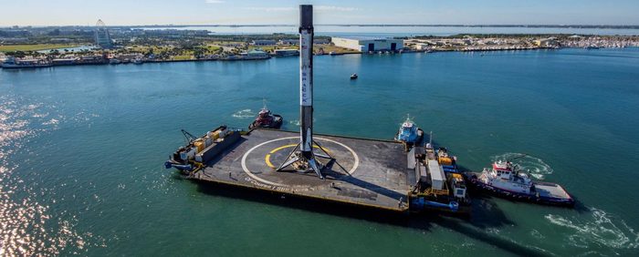 SpaceX plans to connect its recovery ships to the Starlink system - Space, Spacex, Starlink, Testing, License, Sea freight, Internet, Technics, , Technologies