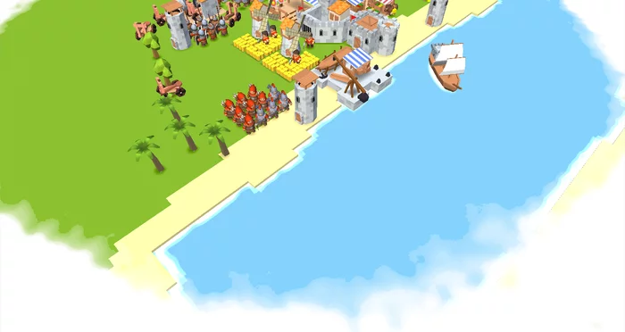 Romance of RTS development Part 2 (New graphics) - Computer games, Longpost, Video, Game art, Gamedev, RTS, Unity3d, Unity, Android, My