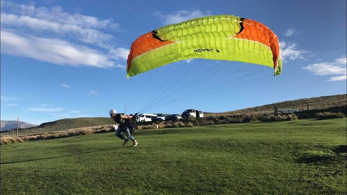 Paragliding in New Zealand - My, New Zealand, Paragliding, Video, Longpost