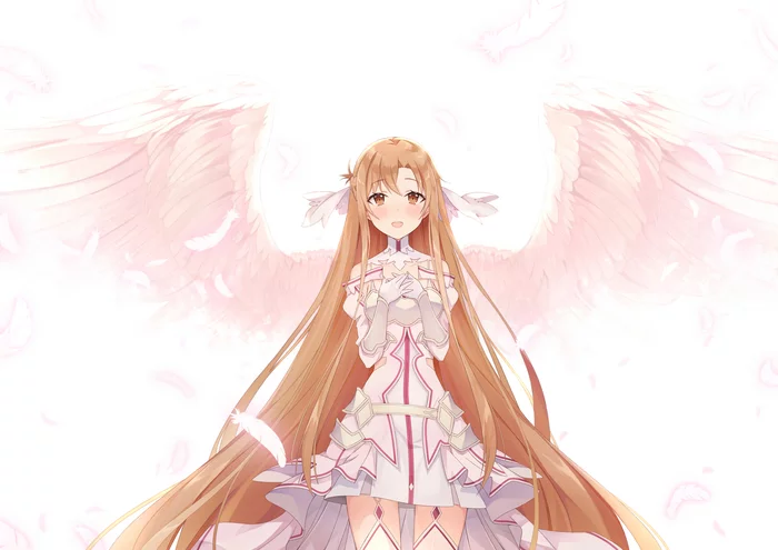 Asuna - Anime, Sword Art Online, Yuuki asuna, Anime art, Angel, Sword Art Online: Alicization