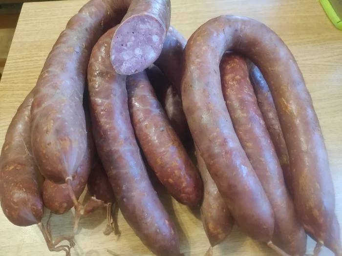 Krakow sausage (made according to GOST) - My, Sausage, Recipe, Cooking, Longpost