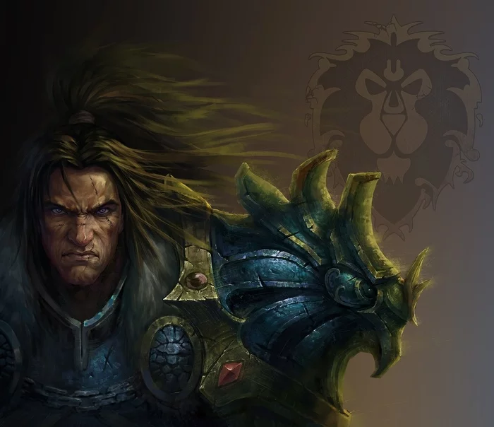 Varian Wrynn by Wang Mei Jiang - World of Warcraft, Warcraft, Blizzard, Game Art, Арт, Творчество, Альянс, Вариан Ринн