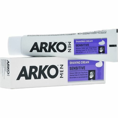 Shaving cream ARKO men sansitive - My, Shaving, Classic shaving, Shaving foam, Hygiene, Cosmetics, Vkb, Overview, Longpost