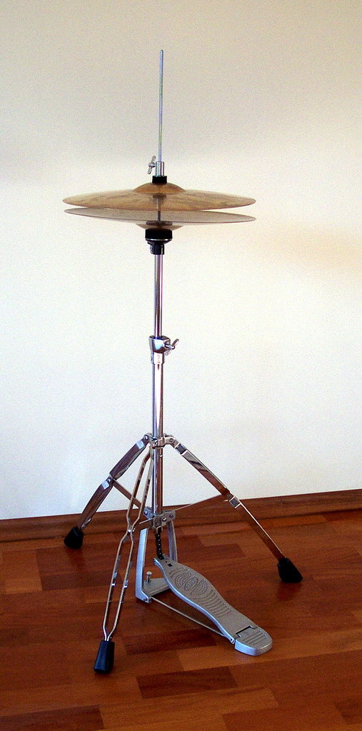 This hi-hat stand doubles as a hands-free sanitizer dispenser - Disinfection, Dispenser, Feeder, Hi-Hat, Plate, Longpost