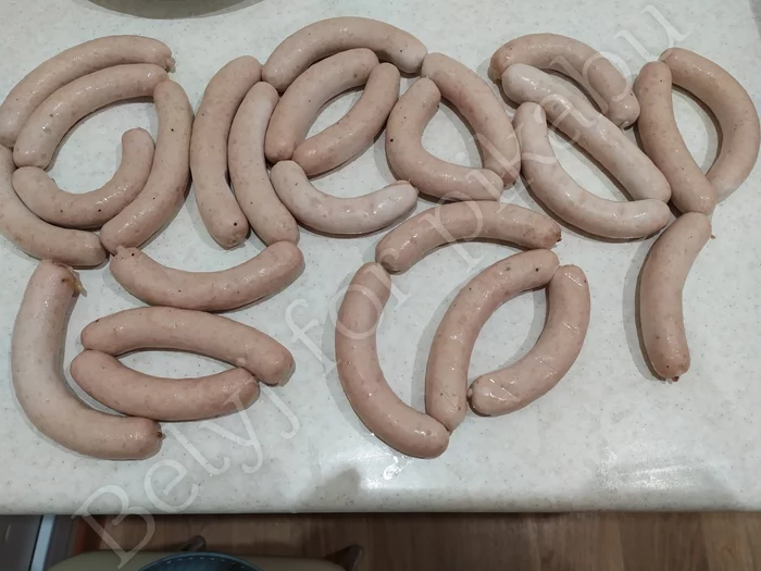 Creamy sausages - My, Meat, Cream, Sausages, Recipe, Sausage, Longpost