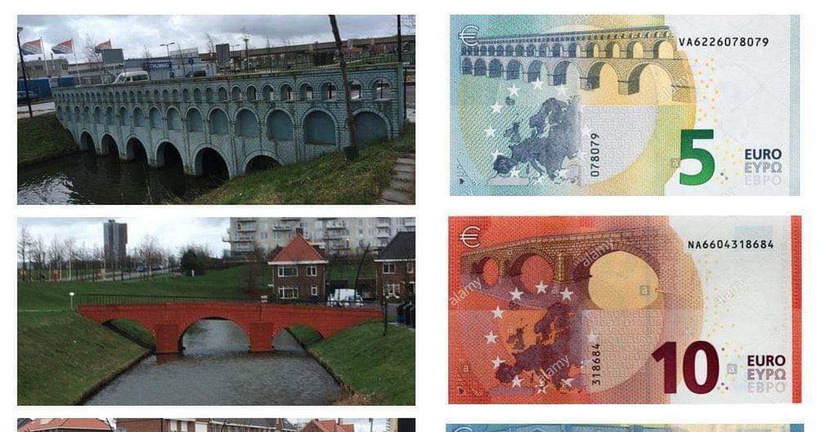 Мост на купюре. Мосты с банкнот евро. Мосты на евро банкнотах. Мосты на купюрах евро.