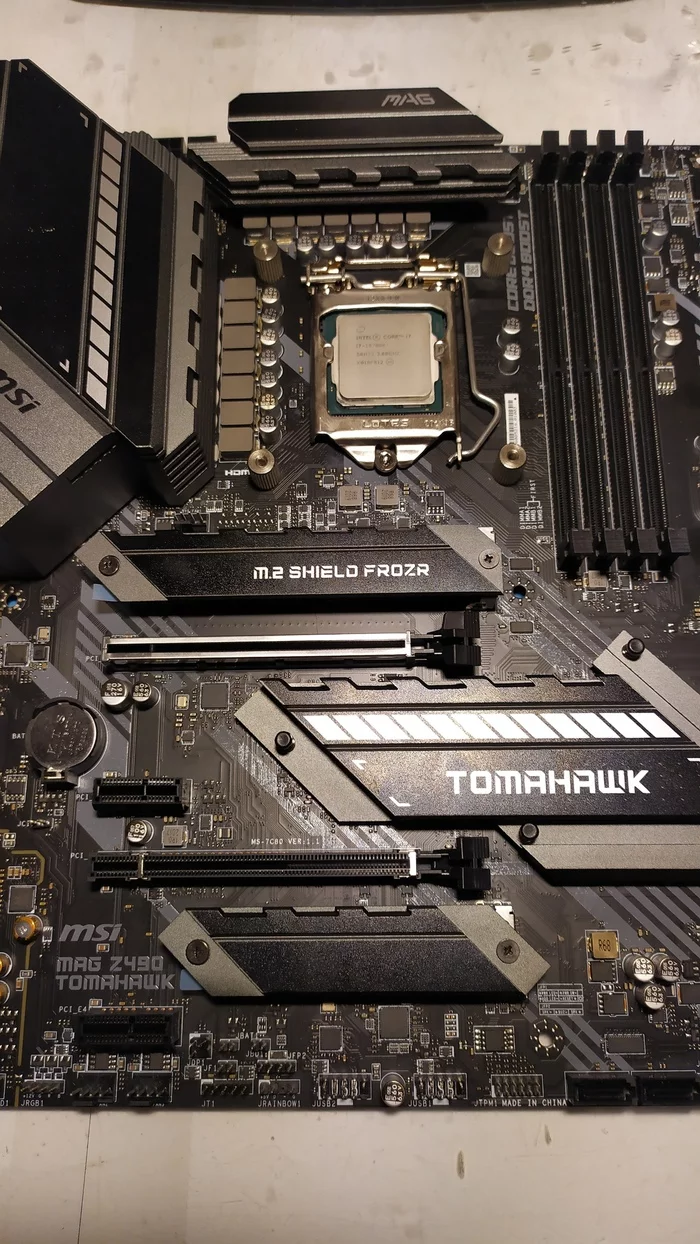 MSI Tomahawk z490 from the store straight to repair - My, Repair, Rukozhop, Socket, Longpost