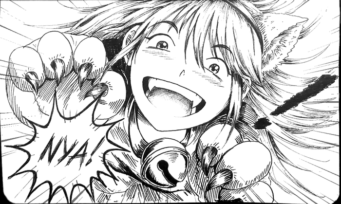 Шестая страница скетчбука