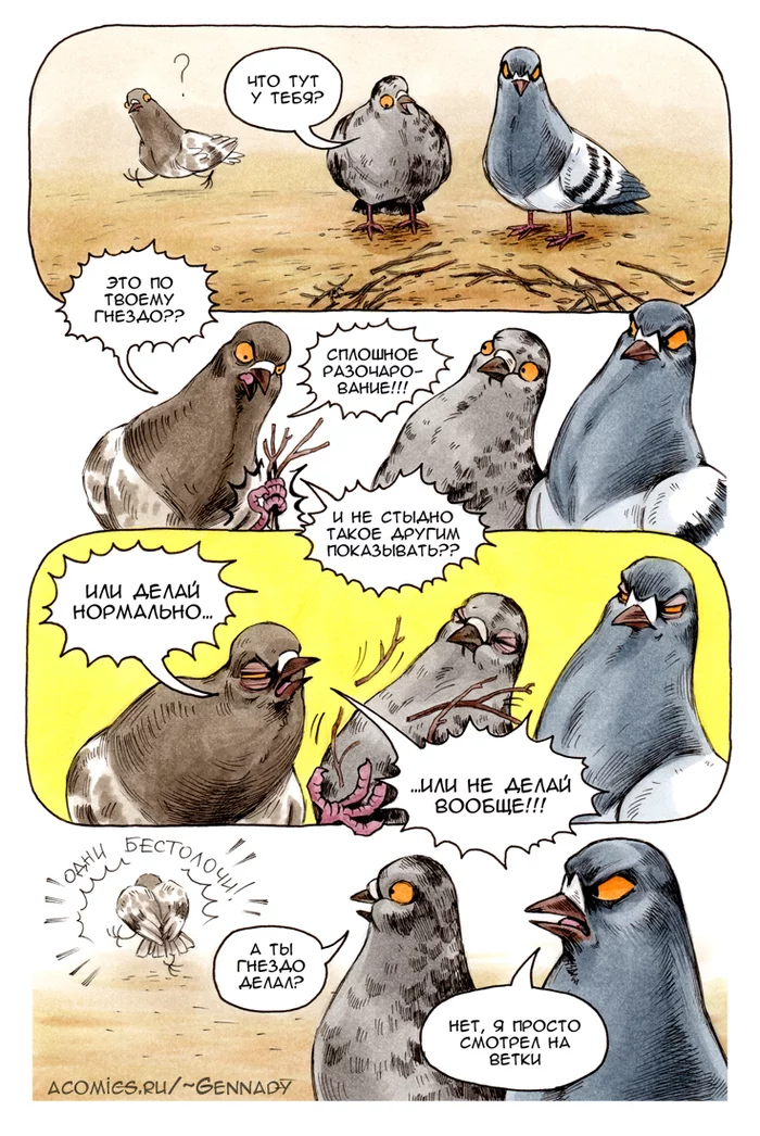 Nest - Koropublic, Pigeon Gennady, Comics