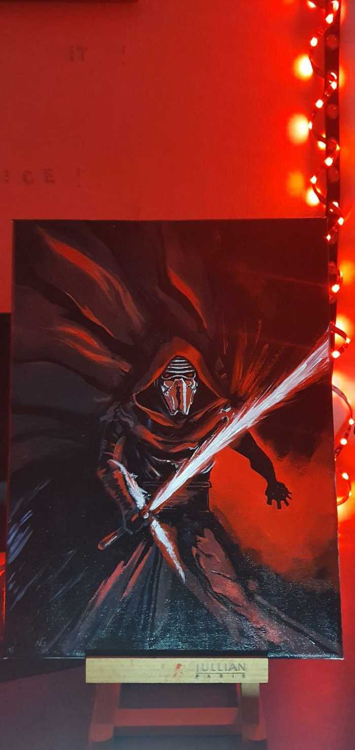 Gift from sister - My, The photo, Painting, Star Wars, Longpost