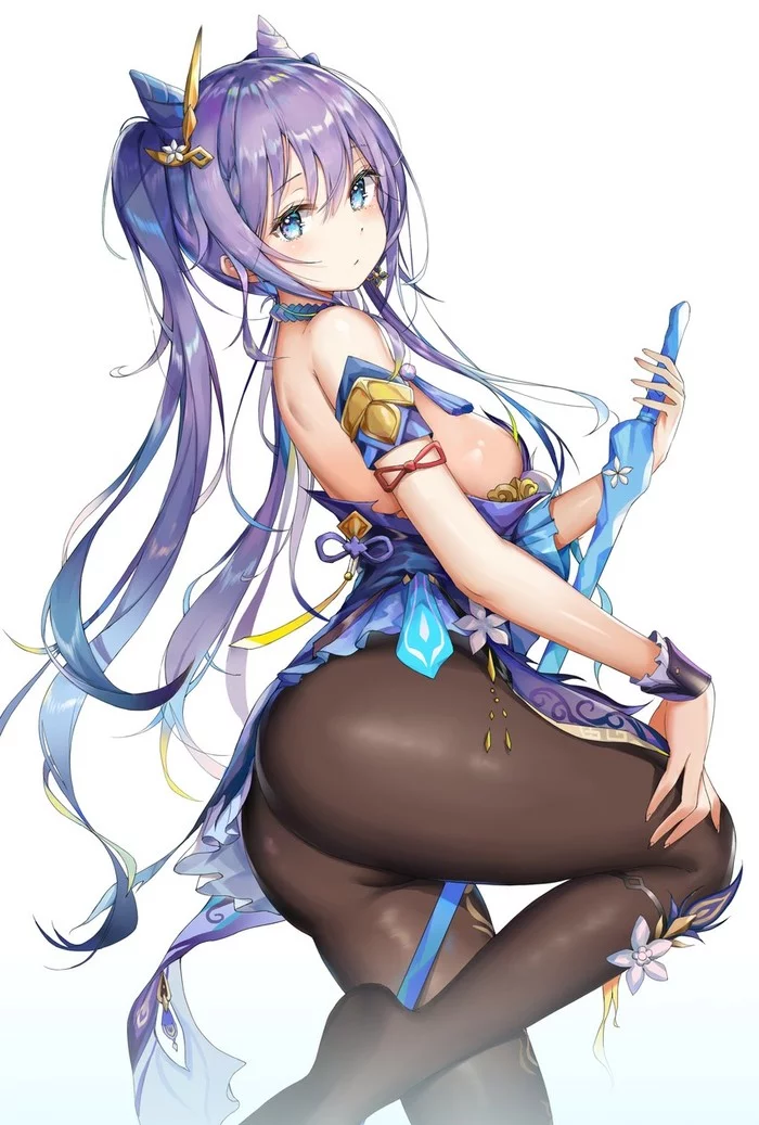 Anime Art - NSFW, Anime, Anime art, Genshin impact, Games, Keqing