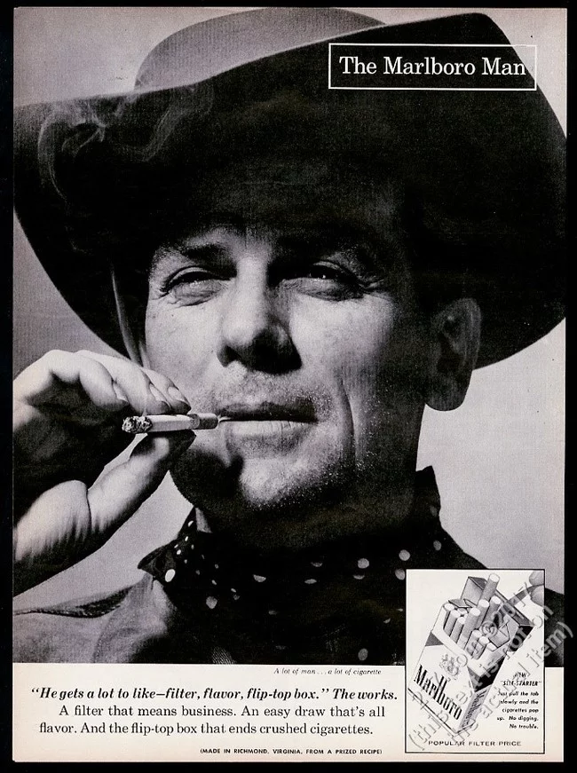 The first Marlboro cowboy - Marlboro, Tobacco, Cigarettes, Longpost