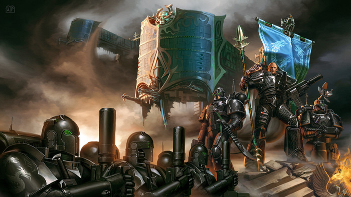      Warhammer 40k, Warhammer 30k, Wh Art, Alpha-legion, Omegon