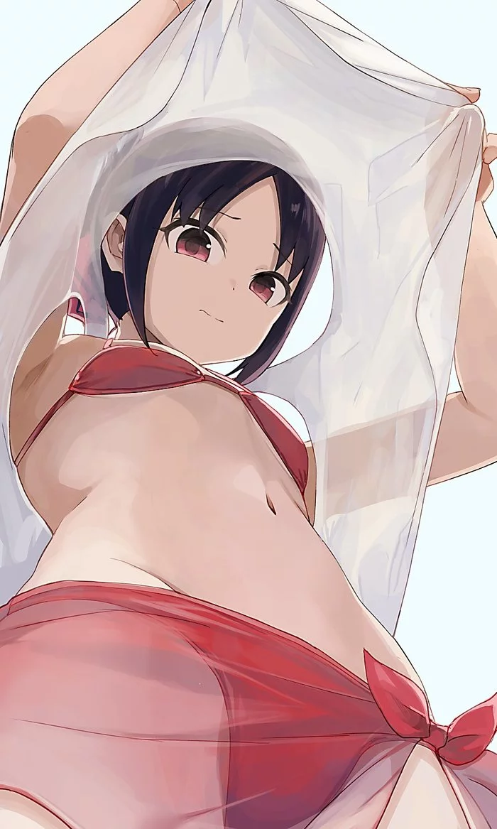 Kaguya - NSFW, Shinomiya kaguya, Kaguya-Sama wa Kokurasetai, Anime art, Anime, Swimsuit