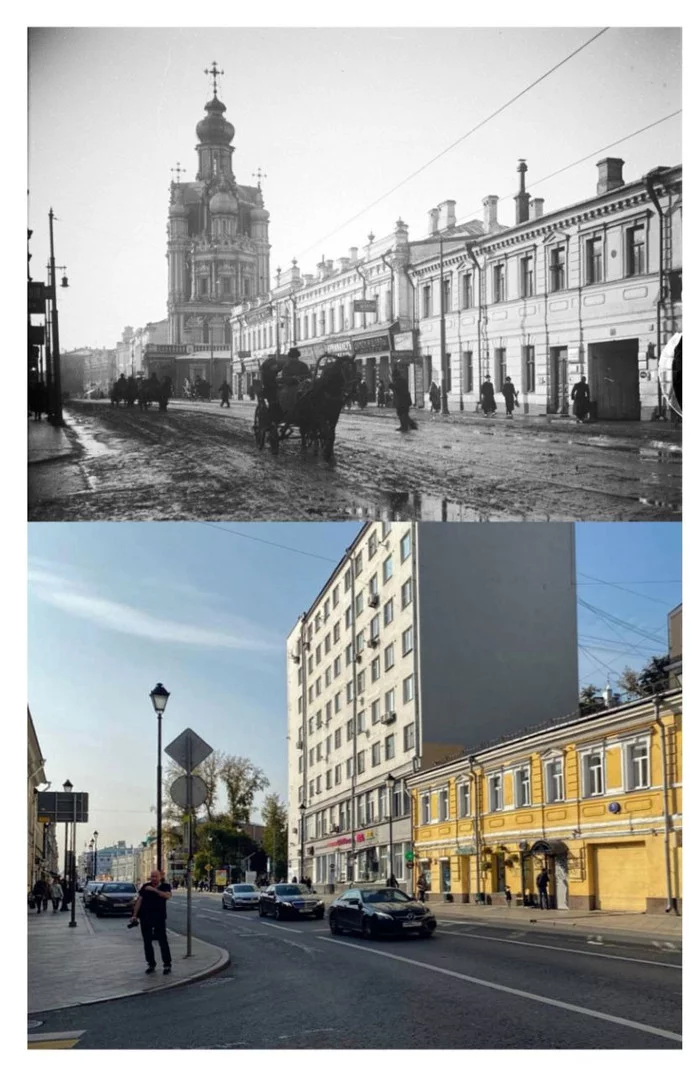 Streets of Moscow through the centuries part 2 - Architecture, Moscow, Story, The photo, Longpost