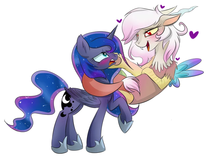 Now, we are lovers, right? - My Little Pony, Eris, Princess Luna, MLP Lesbian, Шиппинг, MLP Discord