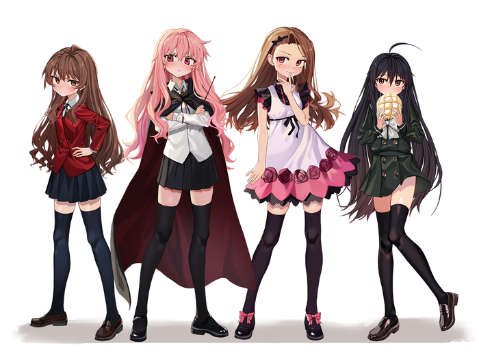Cv. Rie Kugimiya , Toradora, Zero no tsukaima, Idolmaster, Shakugan no Shana, Anime Art, Aisaka Taiga, Minase iori, Shana, Louise Francoise Le Blanc de La Valliere