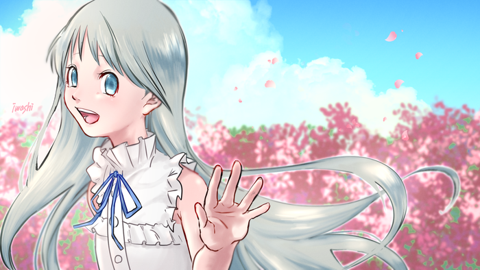 Menma , Anohana, Honma Meiko, Anime Art