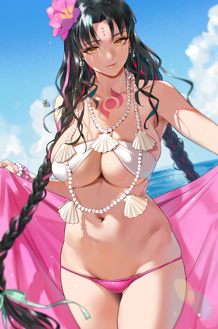 Kiara - NSFW, Anime, Art, Anime art, Fate, Fate grand order, Girls, Breast, Swimsuit, Erotic, Kiara Sessyoin