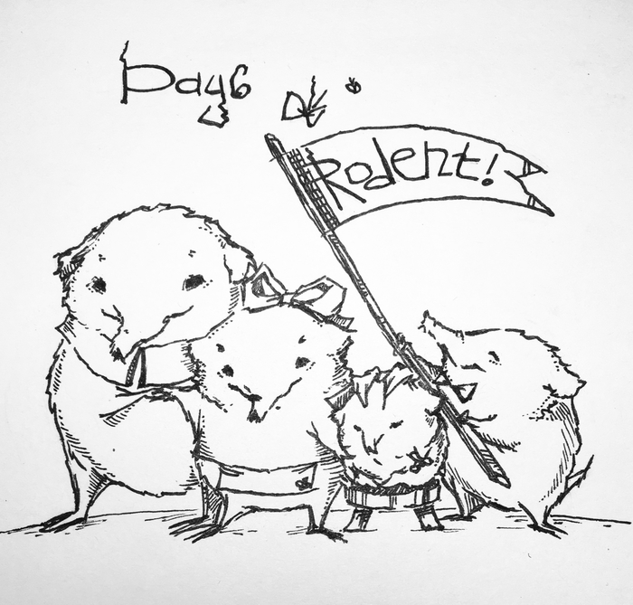 INKTOBER 2020. Мир моих носух. День 6