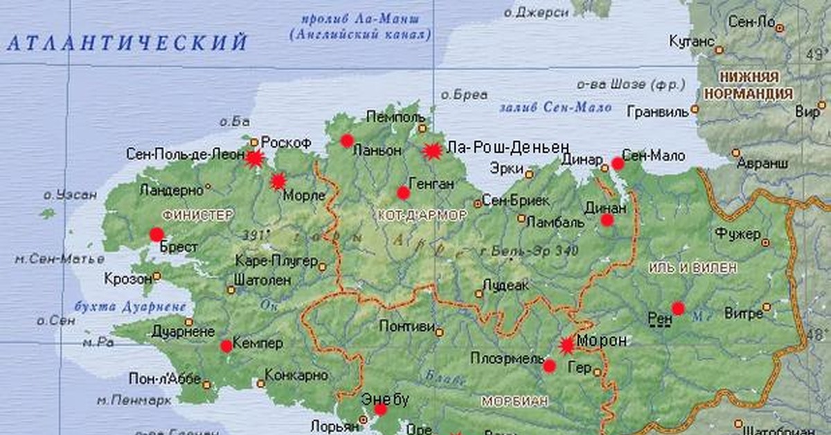 Сена на французском. Бретань на карте Франции. Полуостров Бретань на карте. Франция карта географическая Бретань. Регион Бретань во Франции на карте.