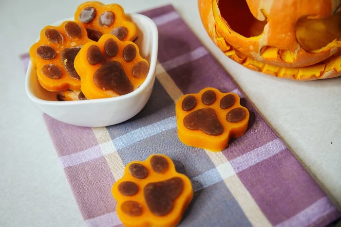 Pumpkin candies for DOGS - My, Dog, Yummy, Halloween, Longpost, Recipe, Halloween Contest