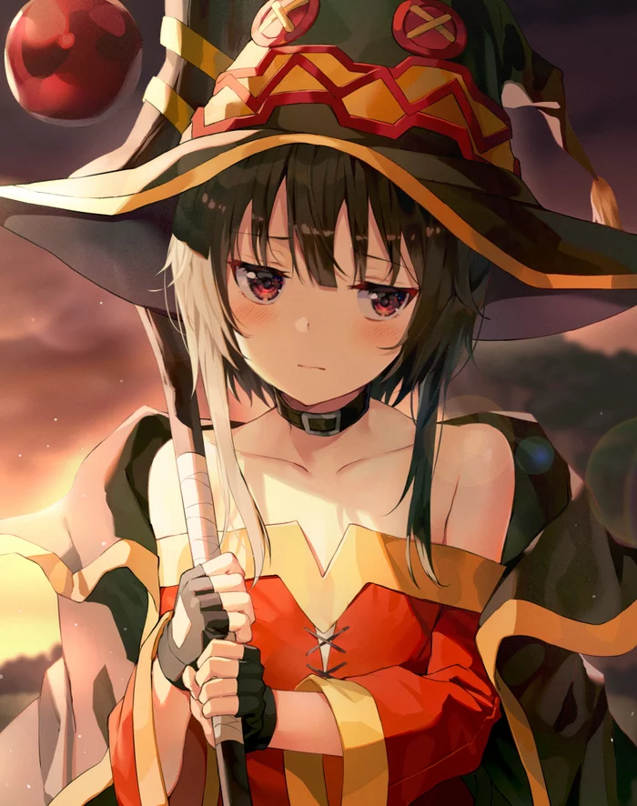 Megumin - Anime art, Anime, Megumin, Huwali dnwls3010, Konosuba