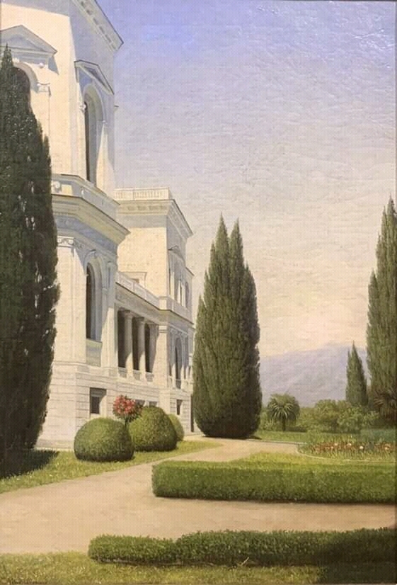 Livadia, after 1911. Author Kondratenko G.P. - Art, Landscape, Crimea, Livadia