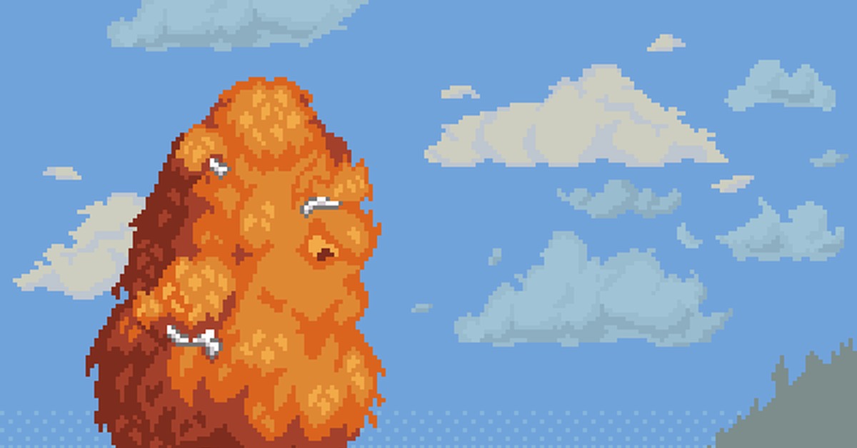 Strange tree - My, Pixel Art, Pixel, Art, Fantasy, GIF