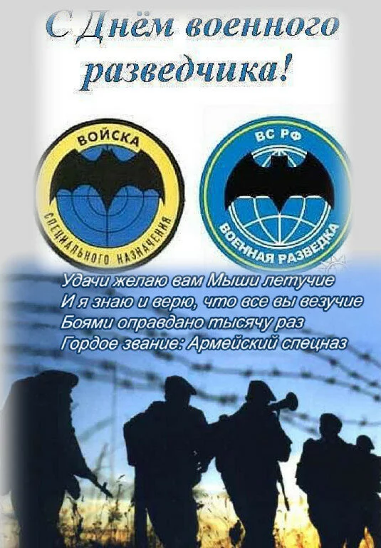 Congratulations to all scouts on their professional holiday! - Military intelligence, Gru