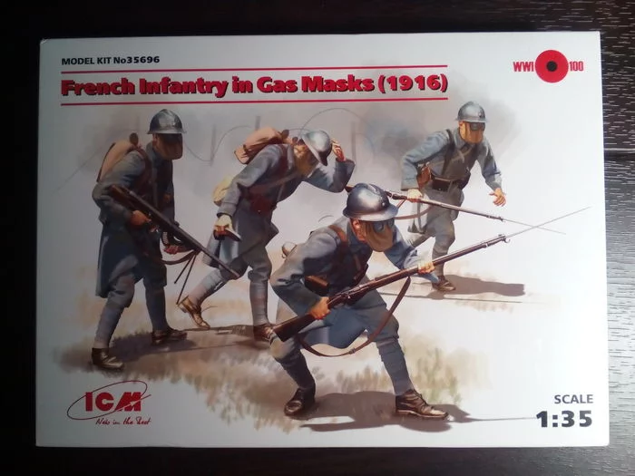 Gas at Soissons. - My, Stand modeling, Prefabricated model, Assembly, Figurine, Miniature, Painting, Needlework with process, Hobby, , World War I, Longpost, Figurines