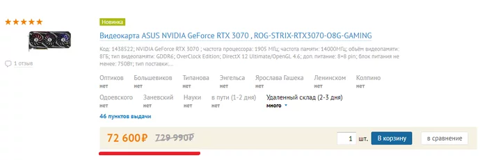 Сказочные скидки от Citilink - Моё, Магазин, Видеокарта, Компьютер, Комплектующие, Черная пятница, Юмор, Интернет, Скриншот