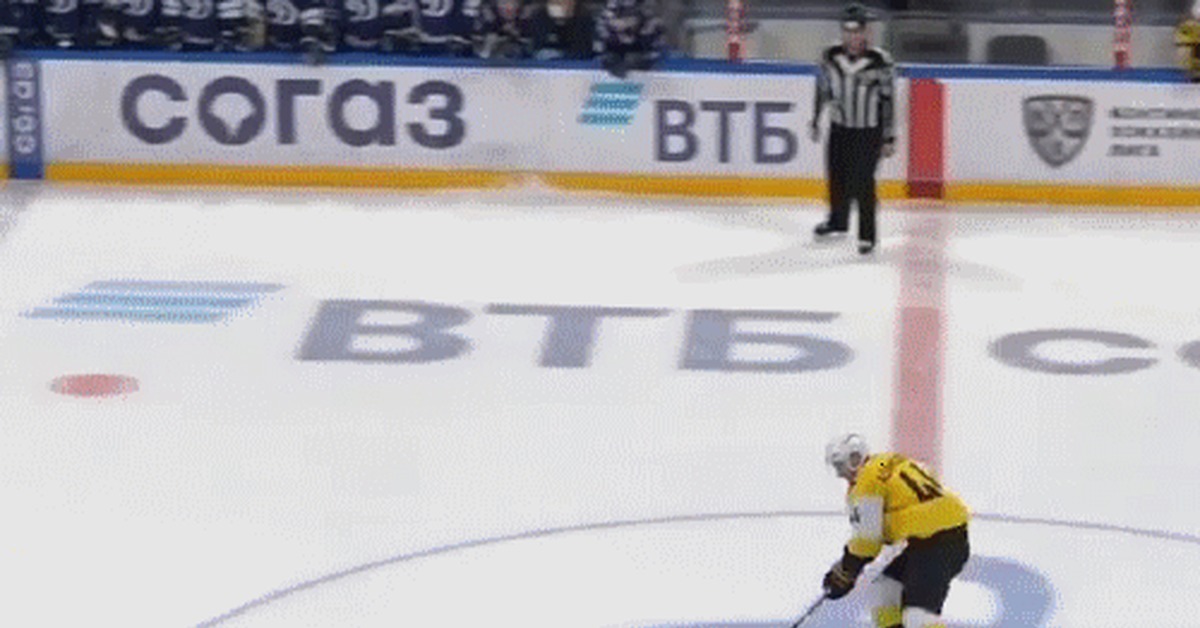 In the KHL they repeated Kucherov’s “no throw” shootout - Sport, Hockey, KHL, Nhl, Nikita Kucherov, HC Severstal, Bullitt, GIF