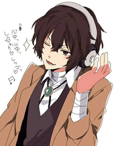 Anime Great of Stray Dogs - Anime, Anime art, Art, Bungou stray Dogs, Osamu Dazai, Drawing, Fan art