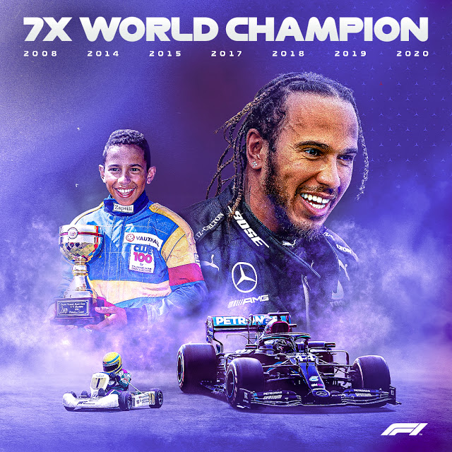 Lewis Hamilton - seven-time champion - Formula 1, Race, Auto, Автоспорт, Achievement, Lewis Hamilton, Champion, Mercedes