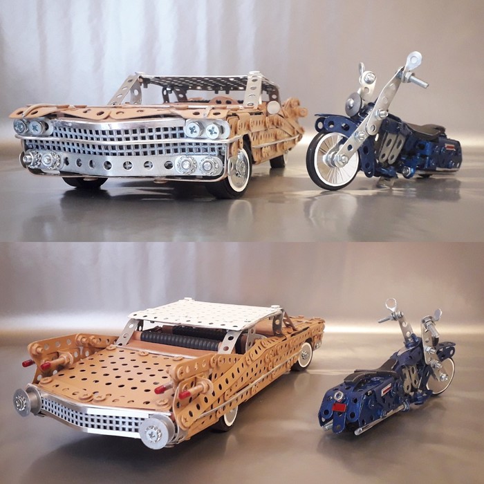 1959 Cadillac Deville, Harley-Davidson Road King �� �������������� ������������