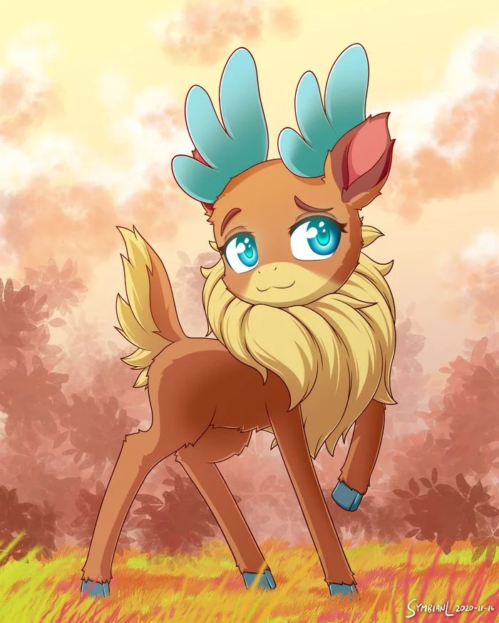 The cutest deer Foenum - My little pony, Thems Fightin Herds, Symbianl, Velvet Reindeer (tfh)