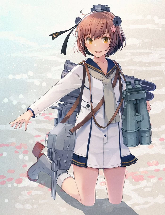 Yukikaze Kai Ni - Kantai collection, Yukikaze, Anime, Anime art