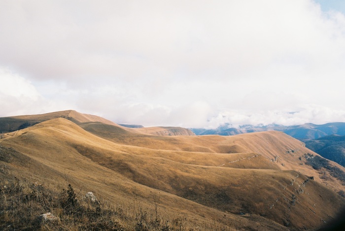 Исландия под боком, или Как мы сходили в первый поход Путешествия, Горный туризм, Поход, Природа России, Природа, Осень, Пленка, Фотопленка, Реальная история из жизни, Кисловодск, Длиннопост, Кавказ, Карачаево-Черкесия, Фотография