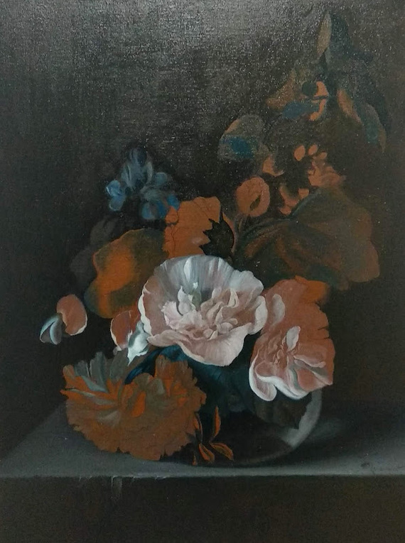 I want to be like the old masters! - My, Painting, Painting, Classical painting, Oil painting, Interior painting, Art, Artist, Academy of Arts, Still life, Flowers, Longpost