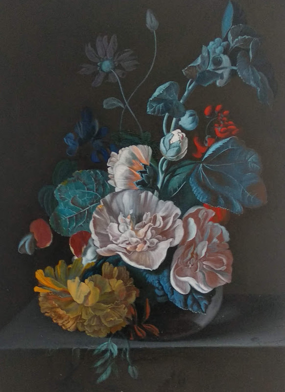 I want to be like the old masters! - My, Painting, Painting, Classical painting, Oil painting, Interior painting, Art, Artist, Academy of Arts, Still life, Flowers, Longpost