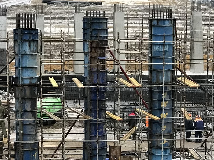 Photo of the support frame frame - My, Bridge, Tskad, Rack, Formwork, Armature, Claustrophobia, Longpost
