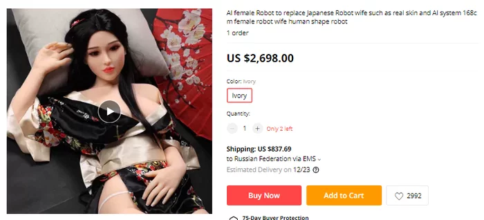Wife-robot - not for carnal pleasures, but technology for ... Or China continues to amaze. :-0 - My, Robot, Robotization, With your own hands, AliExpress, China, Humor, Technologies, Terminator, , Wife, Skynet, Future, Video, Longpost