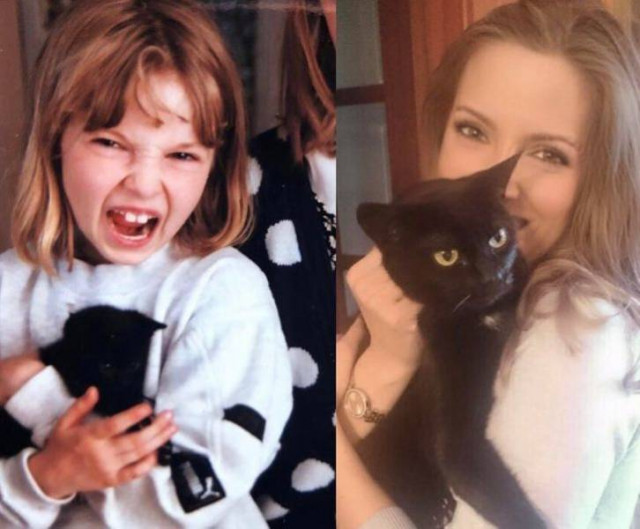 We grew up together) - cat, Kittens, It Was-It Was, Longpost, Children