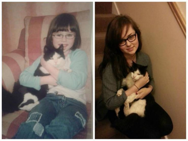 We grew up together) - cat, Kittens, It Was-It Was, Longpost, Children