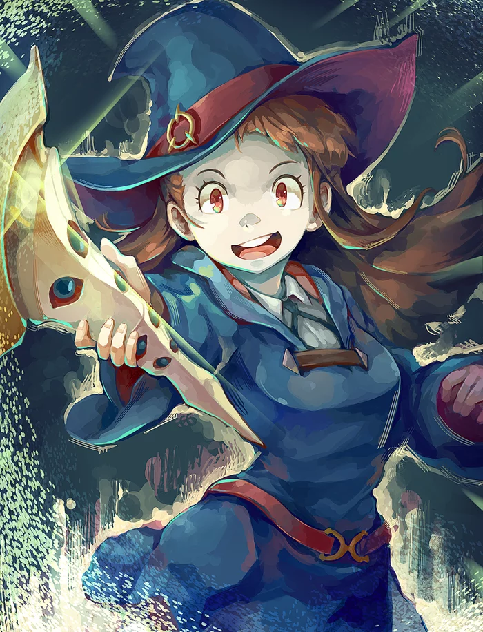 Вера - это твое волшебство - Аниме, Little Witch Academia, Kagari atsuko, Anime Art