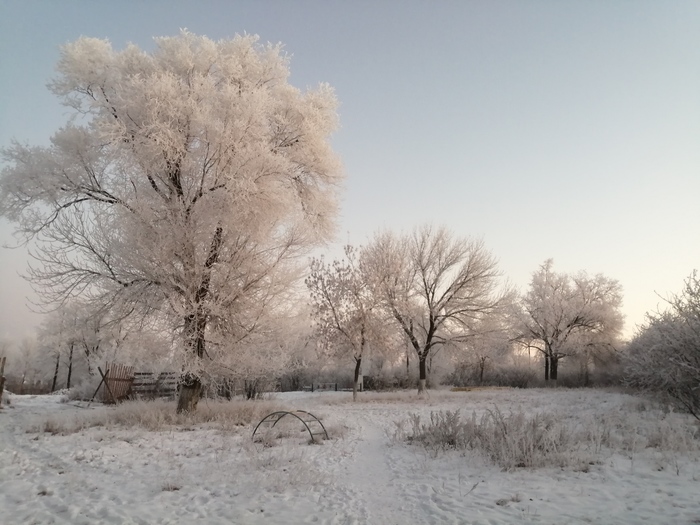 Зима раскрыла снежные объятья!